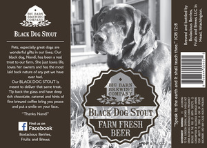 Big Barn Brewing Co Black Dog Stout