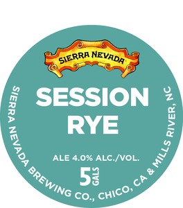 Sierra Nevada Session Rye August 2015