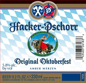 Hacker-pschorr Oktoberfest August 2015