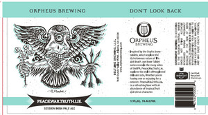 Orpheus Brewing Peace.war.truth.lie September 2015