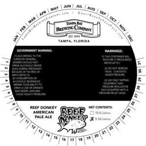 Tampa Bay Brewing Company Reef Donkey Apa