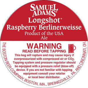 Samuel Adams Longshot Raspberry Berlinerweisse August 2015
