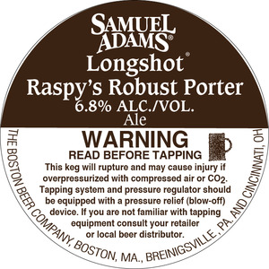 Samuel Adams Longshot Raspys Robust Porter August 2015