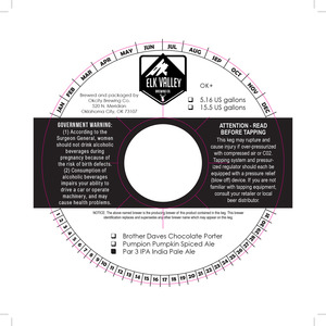 Elk Valley Brewing Co. Par 3 IPA India Pale Ale
