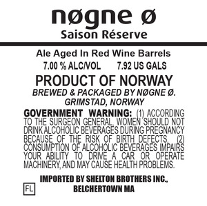 Nogne O Saison Reserve August 2015
