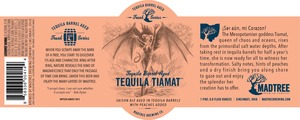 Madtree Brewing Company Tequila Tiamat August 2015