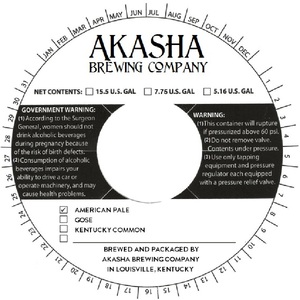 Akasha Brewing Company American Pale