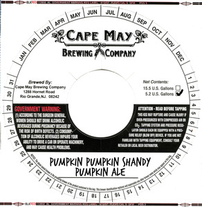 Pumpkin Pumpkin Shandy August 2015