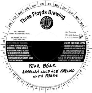 Three Floyds Brewing Pear Bear