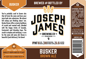 Joseph James Brewing Co., Inc. Busker Brown