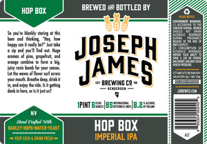 Joseph James Brewing Co., Inc. Hop Box