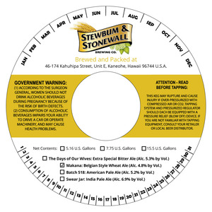 Stewbum & Stonewall Brewing Co. Makana