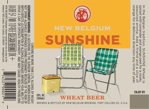 New Belgium Brewing Sunshine August 2015