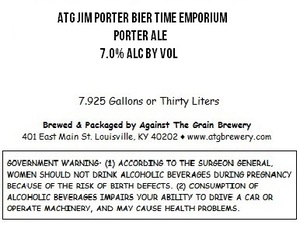 Against The Grain Brewery Atg Jim Porter Bier Time Emporium August 2015