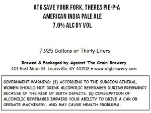 Against The Grain Brewery Atg Save Your Fork, There Pie-p-a