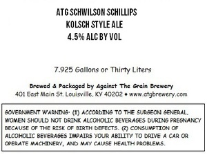 Against The Grain Brewery Atg Schwilson Schwillips