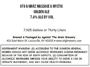 Against The Grain Brewery Atg & Marz Massage A Mystic