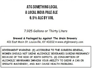 Against The Grain Brewery Atg Something Local August 2015