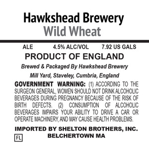 Hawkshead Brewery Wild Wheat August 2015