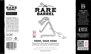 The Rare Barrel Home Sour Home August 2015
