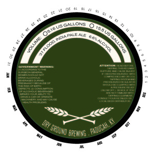 '37 Flood '37 Flood IPA August 2015