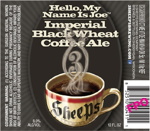 3 Sheeps Brewing Co. Hello, My Name Is Joe August 2015