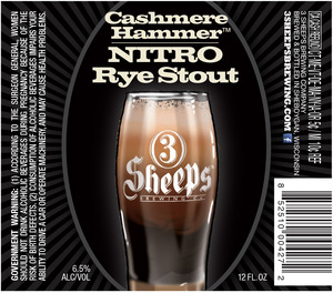 3 Sheeps Brewing Co. Cashmere Hammer August 2015