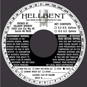 Hellbent Brewing Company Lager July 2015