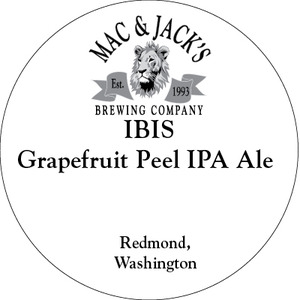 Mac & Jack's Brewing Company Grapefruit Ibis