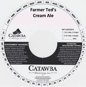 Catawba Brewing Co. Farmer Ted's Cream Ale