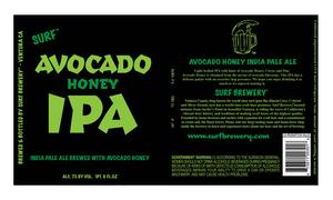 Avocado Honey Ipa India Pale Ale Brewed With Avocado Honey