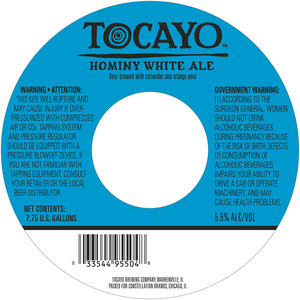 Two Brothers Brewing Company Hominy White Ale