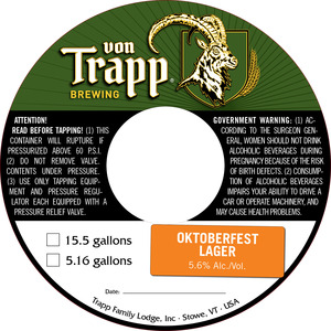 Von Trapp Brewing Oktoberfest