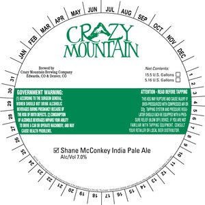 Crazy Mountain Brewing Company Shane Mcconkey August 2015