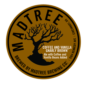 Madtree Brewing Company Coffee And Vanilla Gnarly Brown August 2015