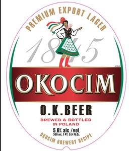 Okocim O.k. Beer August 2015