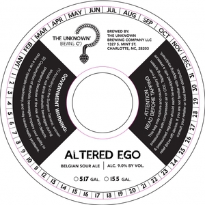 The Unknown Brewing Company Altered Ego