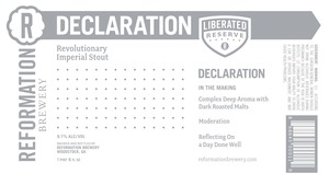 Reformation Brewery Declaration