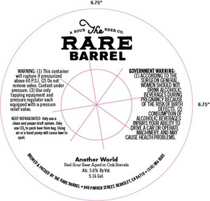 The Rare Barrel Another World