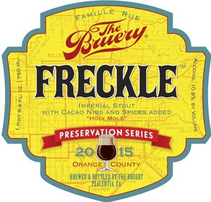 The Bruery Freckle August 2015