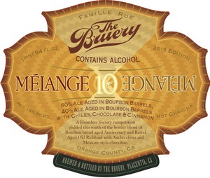 The Bruery Melange 10 August 2015