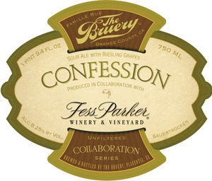 The Bruery Confession August 2015