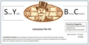 Lemonman Pale Ale August 2015