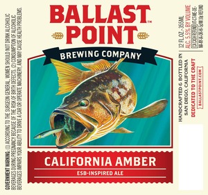 Ballast Point California Amber August 2015