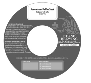 Concrete And Coffee Stout August 2015