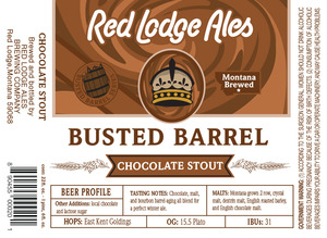 Busted Barrel Chocolate Stout August 2015