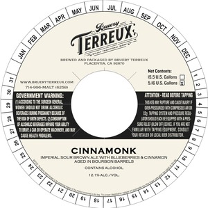 Bruery Terreux Cinnamonk