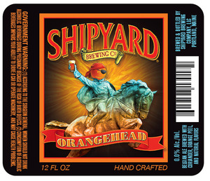 Shipyard Brewing Company Orangehead August 2015