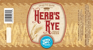 Beach Haus Brewery Herb's Rye