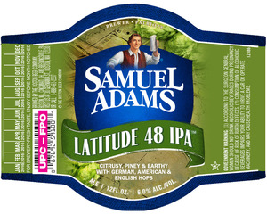 Samuel Adams Latitude 48 IPA August 2015